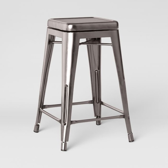 Carlisle Backless Swivel Counter Stool Threshold - Picture 1 of 6